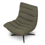 Marenzo Black Lounge Chair - Verona Olive Lounge Chair Cino-Core