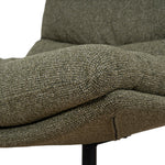 Marenzo Black Lounge Chair - Verona Olive Lounge Chair Cino-Core