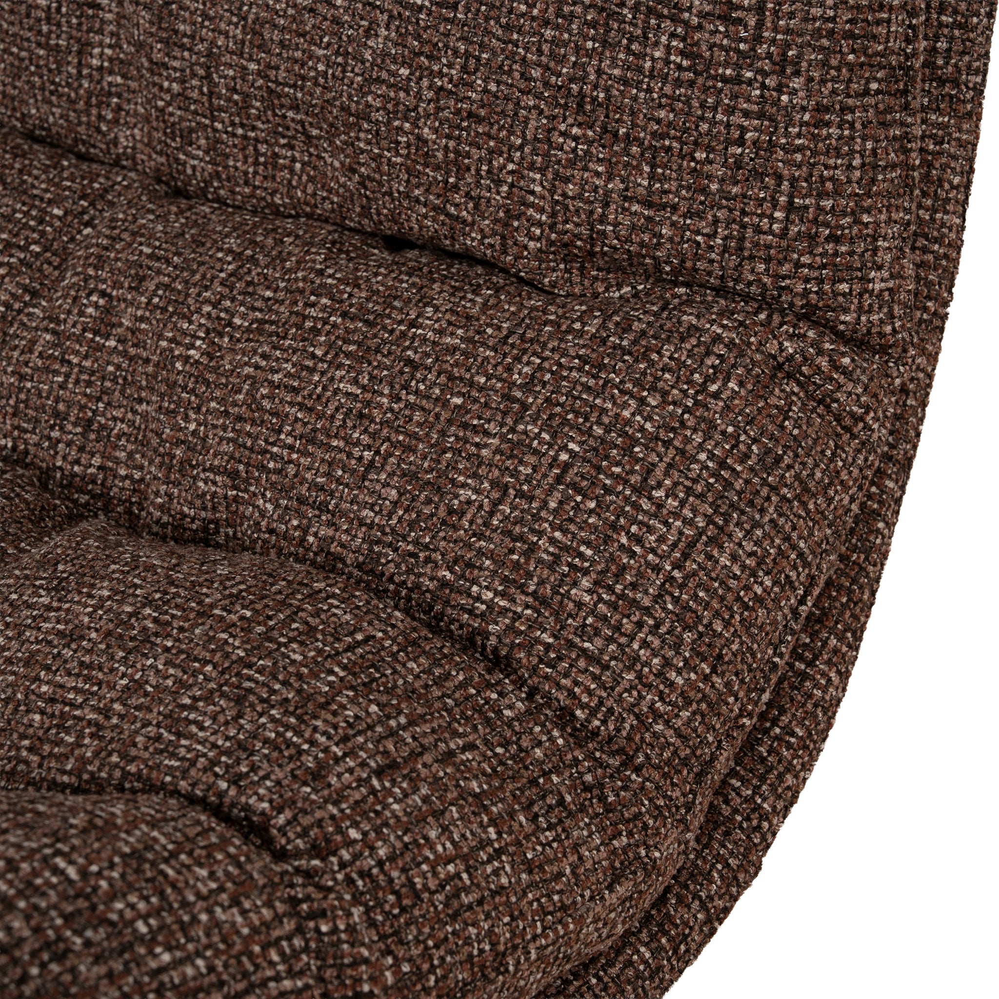 Marenzo Black Lounge Chair - Verona Cinnamon Weave Lounge Chair Cino-Core