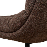 Marenzo Black Lounge Chair - Verona Cinnamon Weave Lounge Chair Cino-Core