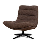 Marenzo Black Lounge Chair - Verona Cinnamon Weave Lounge Chair Cino-Core