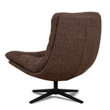Marenzo Black Lounge Chair - Verona Cinnamon Weave Lounge Chair Cino-Core