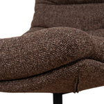 Marenzo Black Lounge Chair - Verona Cinnamon Weave Lounge Chair Cino-Core