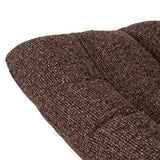 Marenzo Black Lounge Chair - Verona Cinnamon Weave Lounge Chair Cino-Core