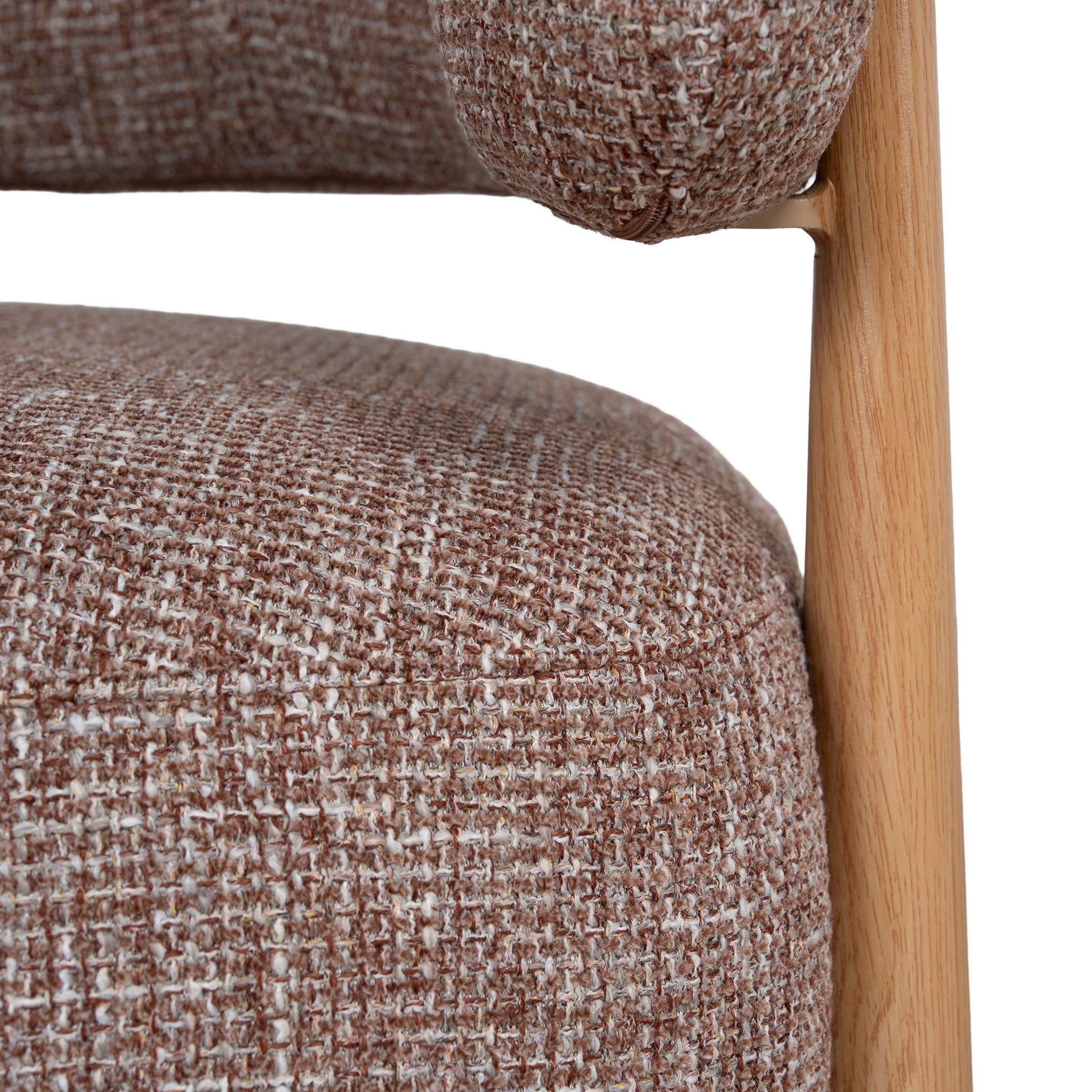 Navarro Natural Armchair - Santiago Copper Armchair Cino-Core