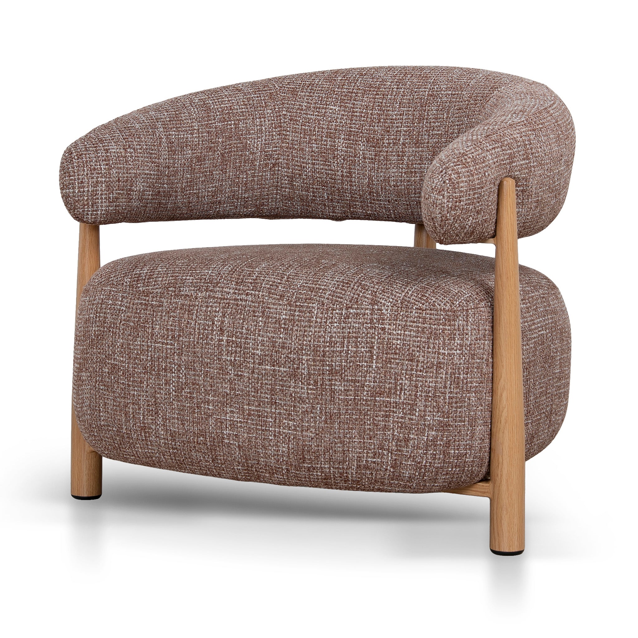 Navarro Natural Armchair - Santiago Copper Armchair Cino-Core