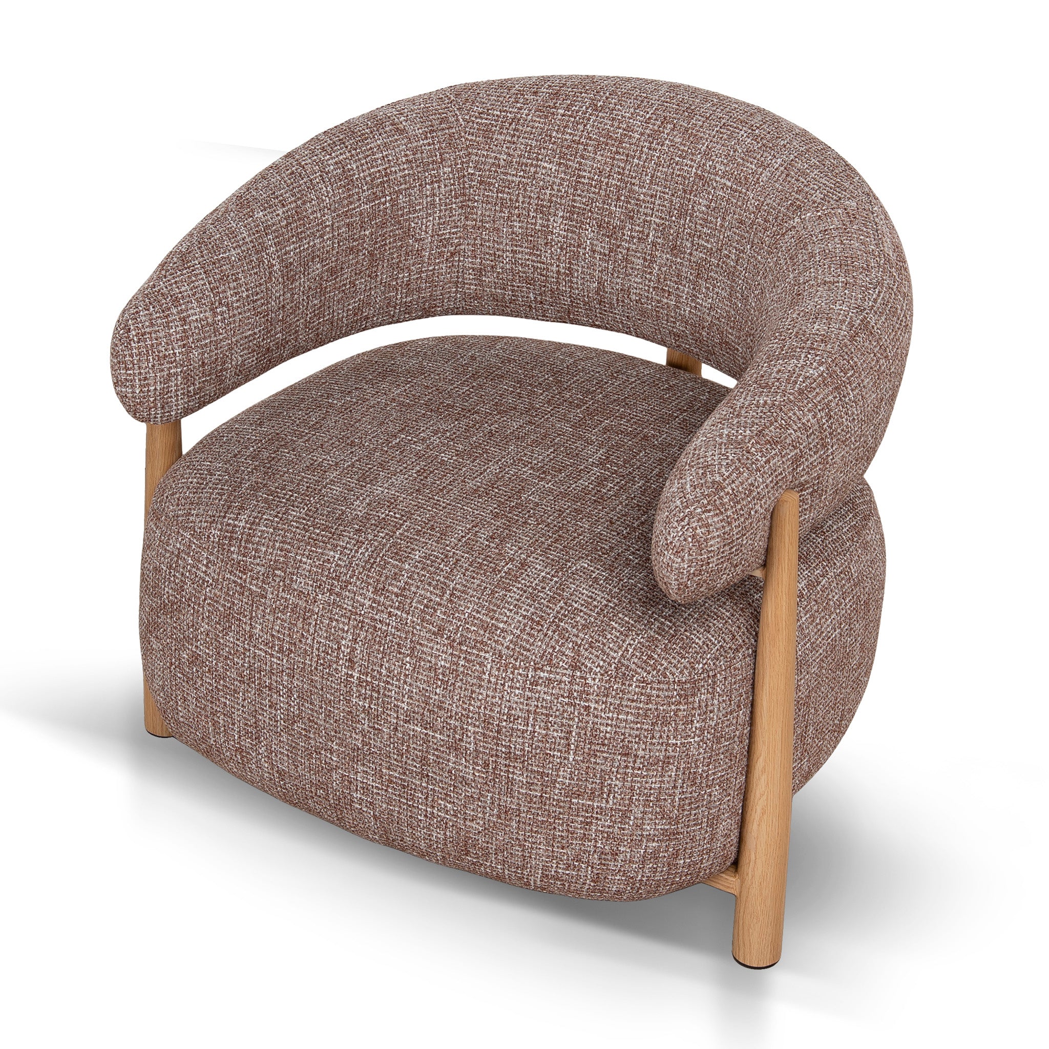 Navarro Natural Armchair - Santiago Copper Armchair Cino-Core