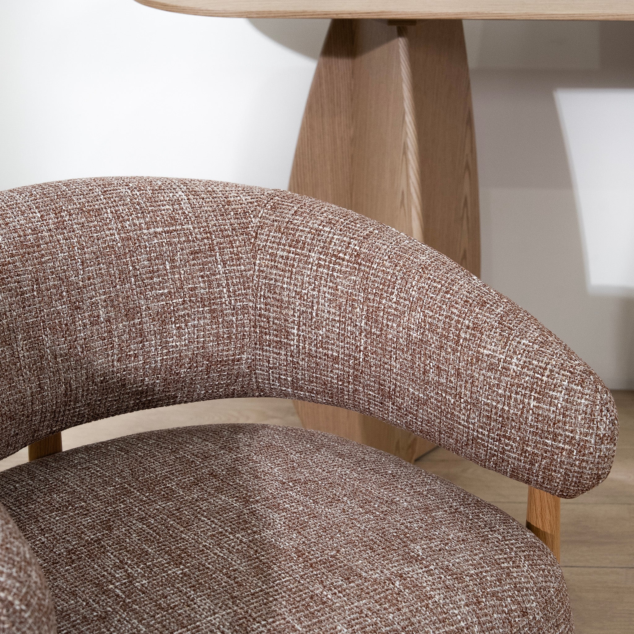Navarro Natural Armchair - Santiago Copper Armchair Cino-Core