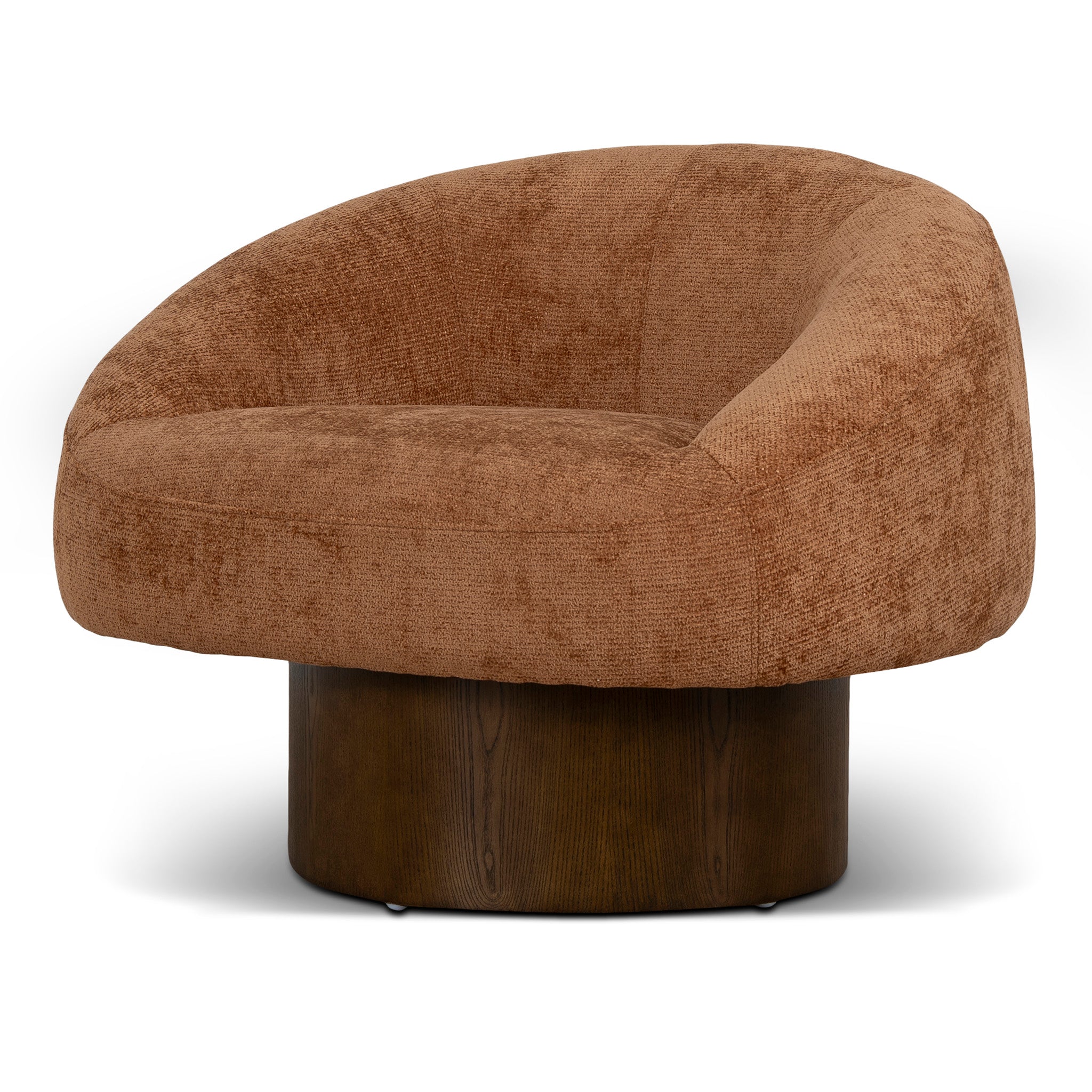 Tessaro Walnut Armchair - Lila Copper Armchair OL Sofa-Core