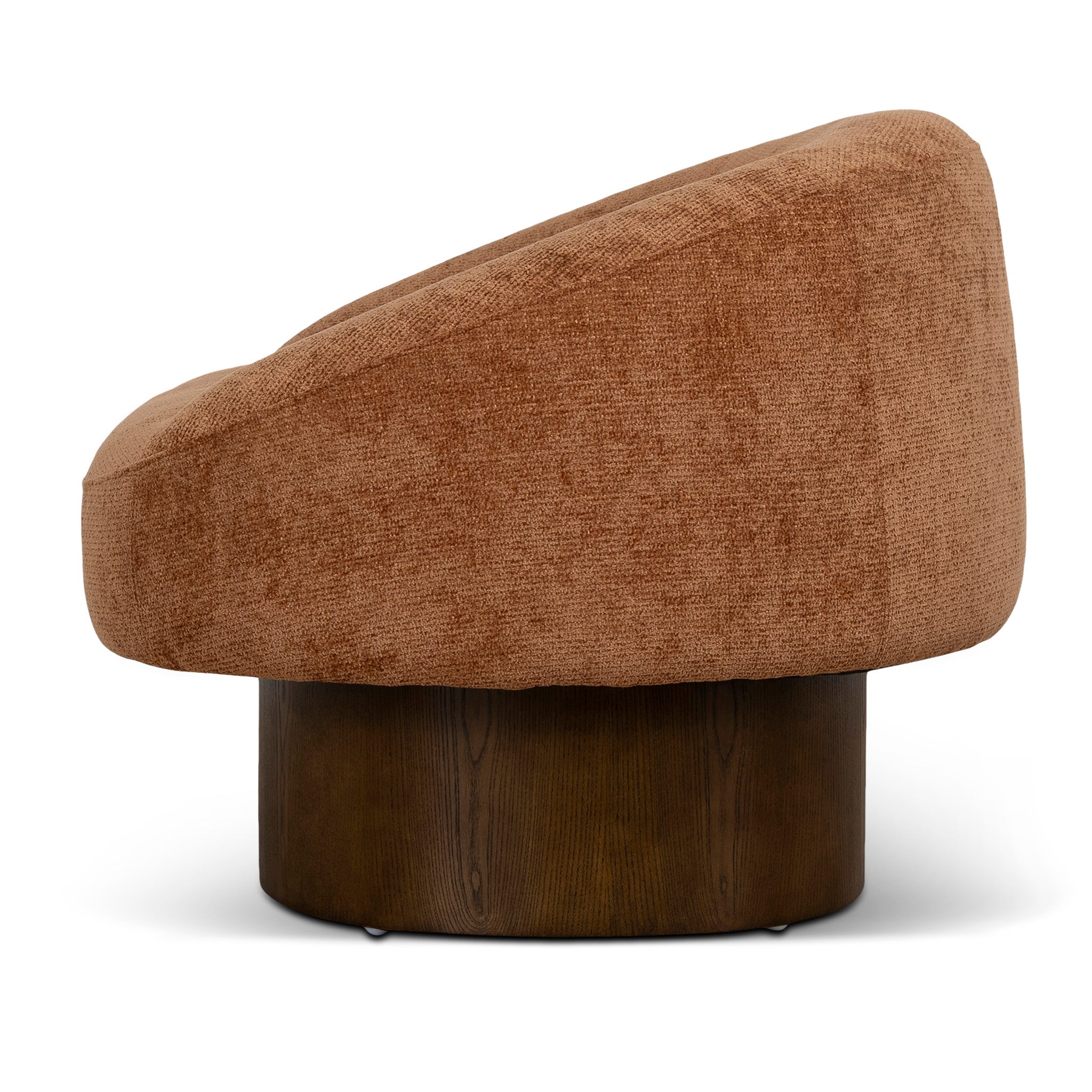 Tessaro Walnut Armchair - Lila Copper Armchair OL Sofa-Core