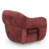 Solstice Armchair - Lila Burgundy Armchair Diro-Core