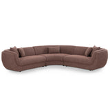 Sovariel Corner Sofa - Verona Cinnamon Weave Corner Sofa Diro-Core