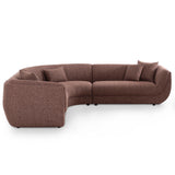 Sovariel Corner Sofa - Verona Cinnamon Weave Corner Sofa Diro-Core
