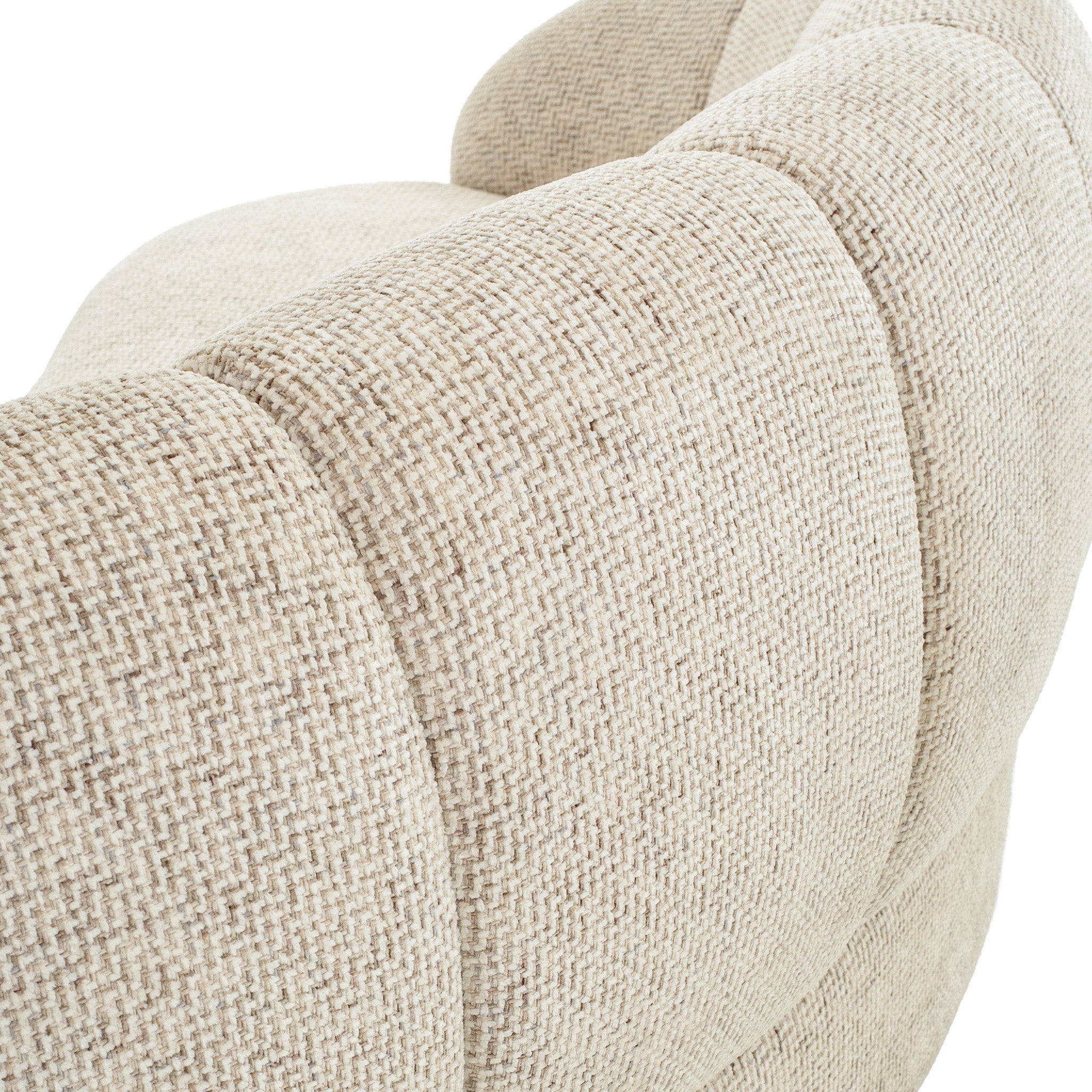 Aviera 3 Seater Sofa - Honeycomb White Sofa Iggy-Core