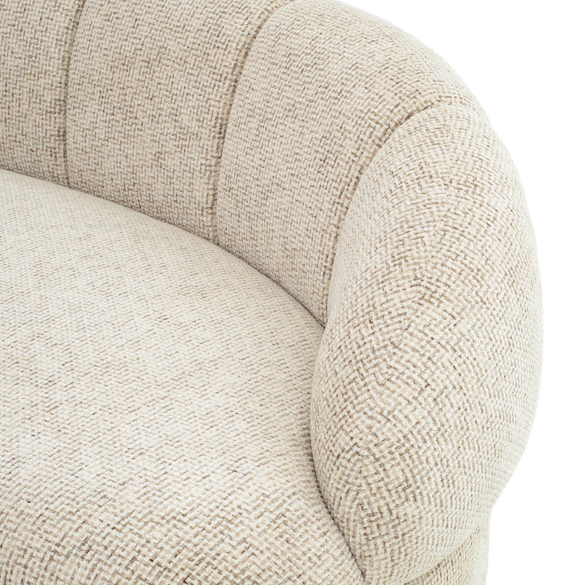 Aviera 3 Seater Sofa - Honeycomb White Sofa Iggy-Core