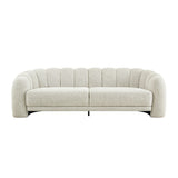 Alvyn 3 Seater Sofa - Woven Ivory Sofa Iggy-Core