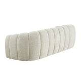 Alvyn 3 Seater Sofa - Woven Ivory Sofa Iggy-Core