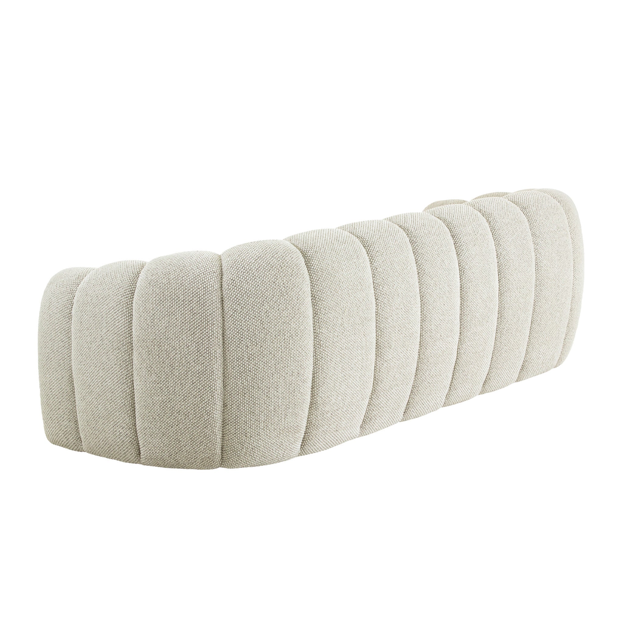 Alvyn 3 Seater Sofa - Woven Ivory Sofa Iggy-Core