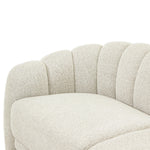 Alvyn 3 Seater Sofa - Woven Ivory Sofa Iggy-Core