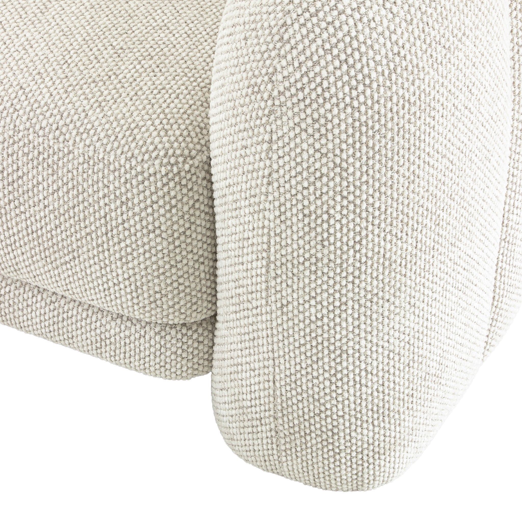 Alvyn 3 Seater Sofa - Woven Ivory Sofa Iggy-Core