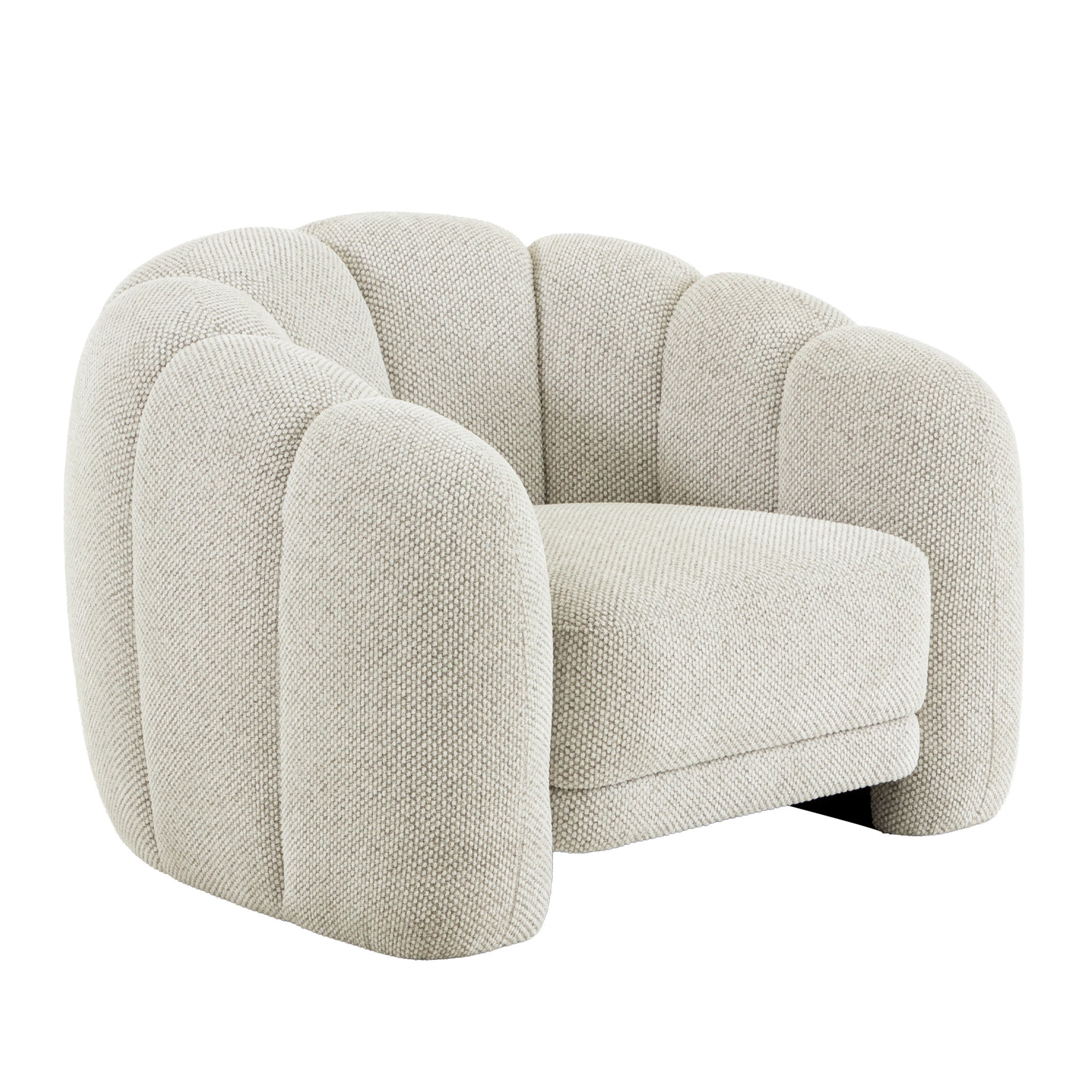 Alvyn Armchair - Woven Ivory Armchair Iggy-Core