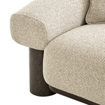Estoria Dark Brown 3 Seater Sofa - Soft Beige Sofa Iggy-Core