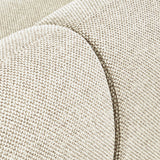 Estoria Dark Brown 3 Seater Sofa - Soft Beige Sofa Iggy-Core