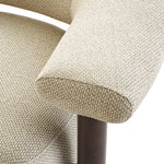 Estoria Dark Brown Armchair - Soft Beige Armchair Iggy-Core