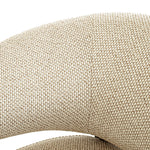 Estoria Dark Brown Armchair - Soft Beige Armchair Iggy-Core
