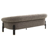 Mirevane Black 3 Seater Sofa - Shadow Grey Sofa Iggy-Core