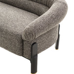Mirevane Black 3 Seater Sofa - Shadow Grey Sofa Iggy-Core