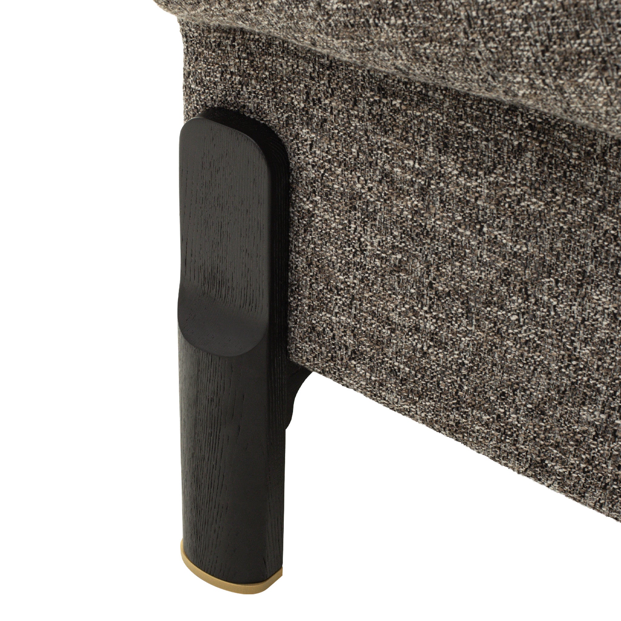 Mirevane Black 3 Seater Sofa - Shadow Grey Sofa Iggy-Core