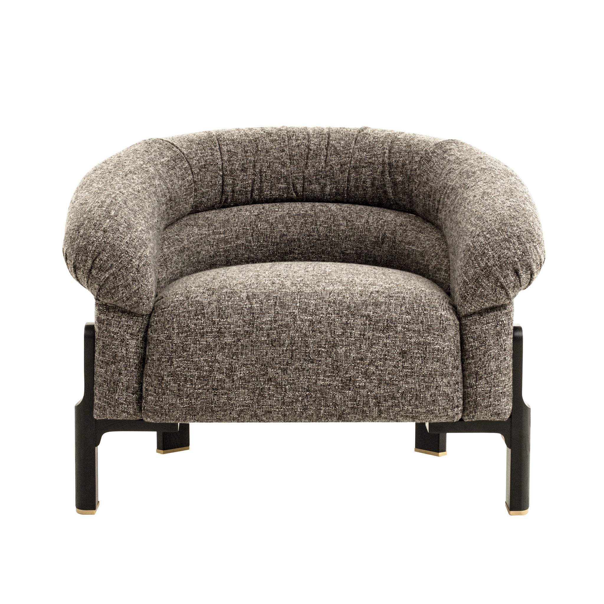 Mirevane Black Armchair - Shadow Grey Armchair Iggy-Core