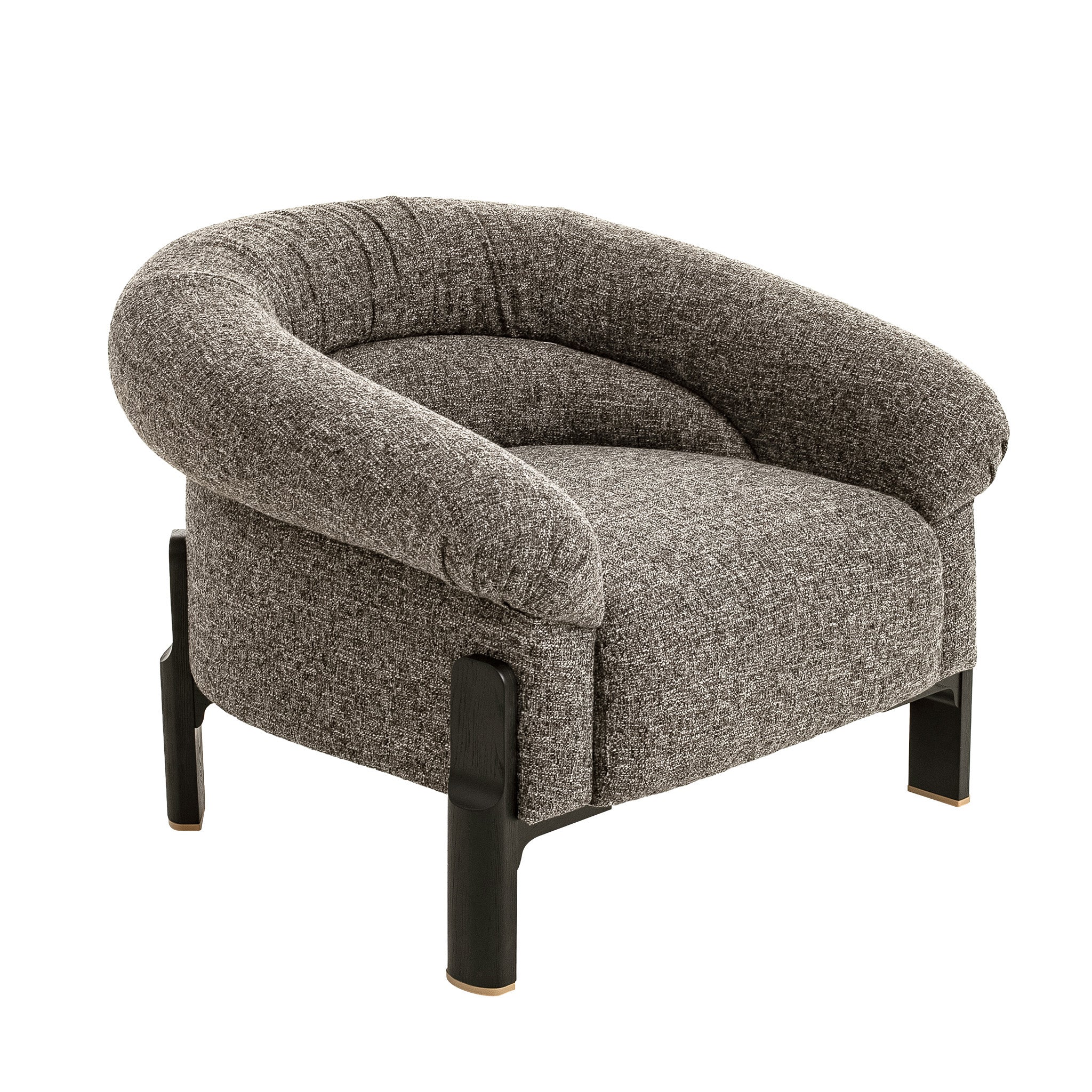 Mirevane Black Armchair - Shadow Grey Armchair Iggy-Core
