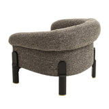 Mirevane Black Armchair - Shadow Grey Armchair Iggy-Core