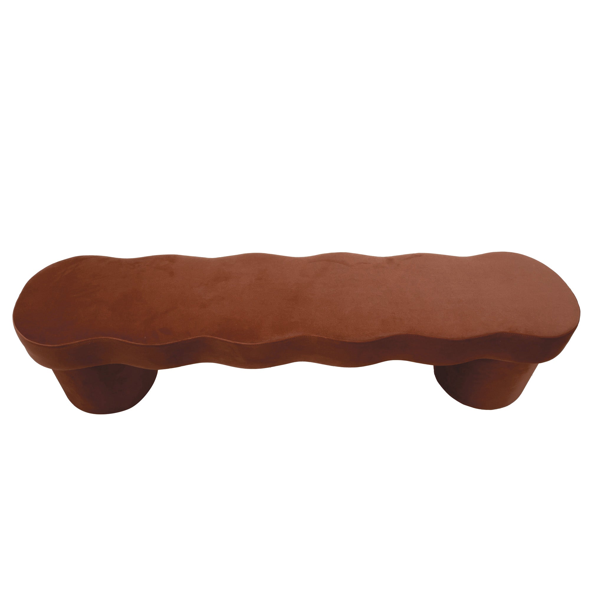 Avalin 1.6m Ottoman Bench - Burnt Brown Ottoman Freehold-Core