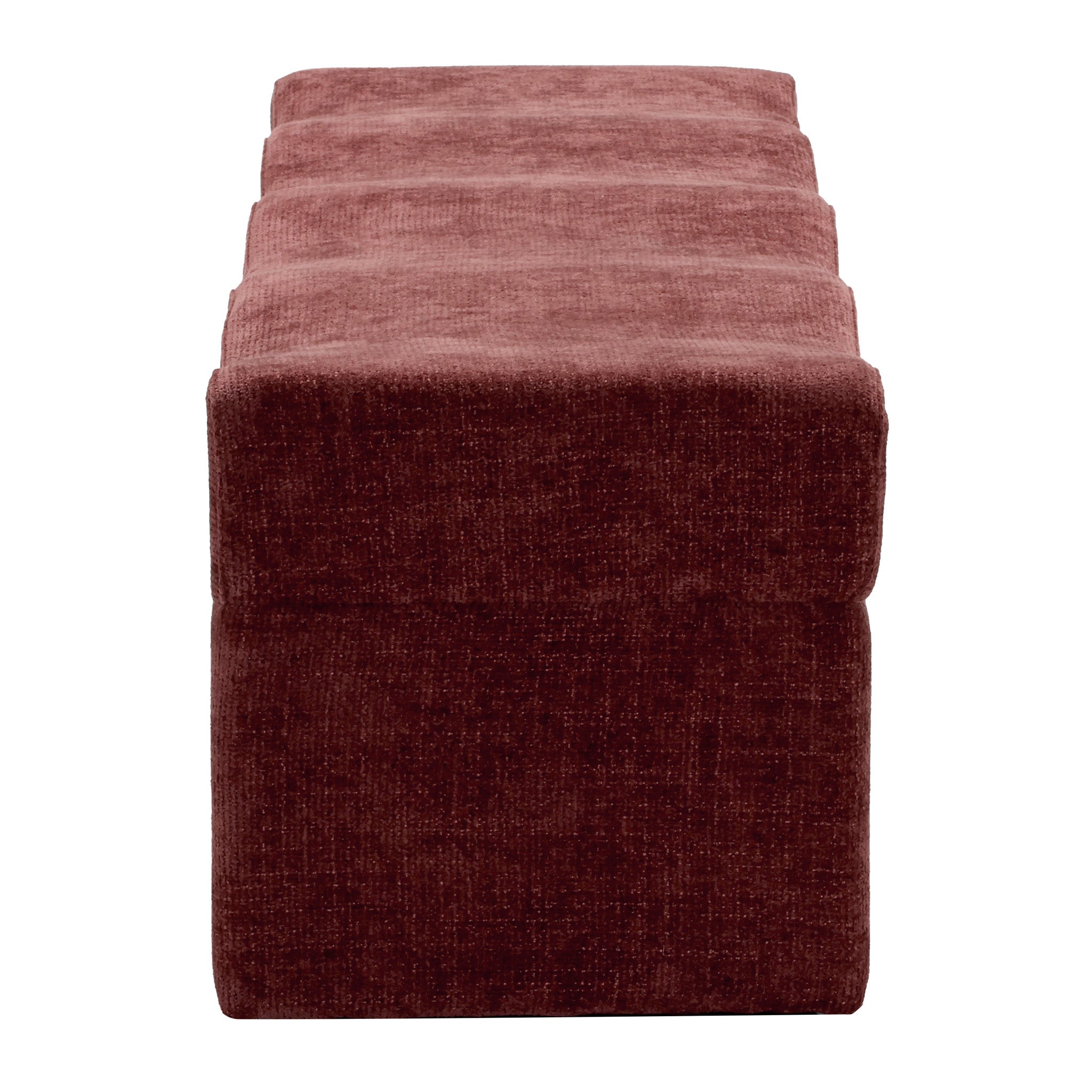 Rivaro 1.8m Ottoman Bench - Lila Burgundy Ottoman Freehold-Core
