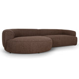 Carina Left Chaise Sofa - Verona Cinnamon Weave