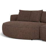 Carina Left Chaise Sofa - Verona Cinnamon Weave