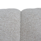 Calvion Low Ottoman - Verona Ivory