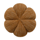 Calvion Low Ottoman - Ginger Brown