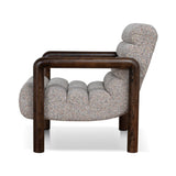 Doretta Fabric Lounge Chair - Multi Tone Neutral