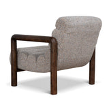 Doretta Fabric Lounge Chair - Multi Tone Neutral