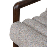Doretta Fabric Lounge Chair - Multi Tone Neutral