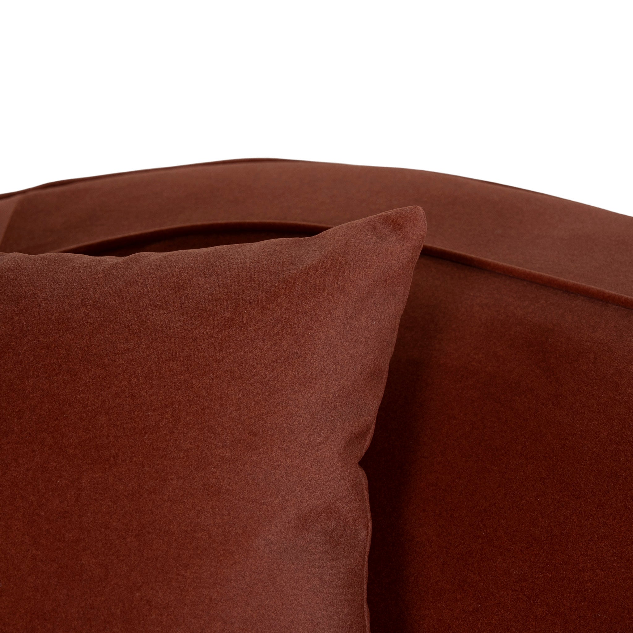 Ex Display - Brunora 3 Seater Sofa - Burnt Maroon Sofa Casa-Core