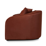 Ex Display - Brunora 3 Seater Sofa - Burnt Maroon Sofa Casa-Core