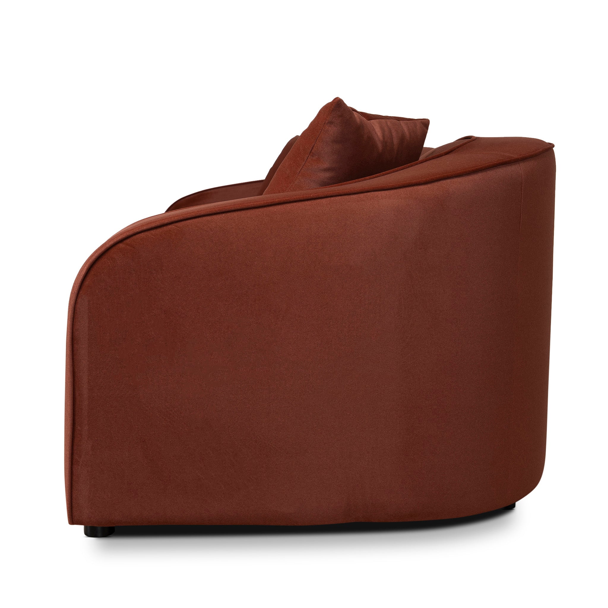 Ex Display - Brunora 3 Seater Sofa - Burnt Maroon Sofa Casa-Core