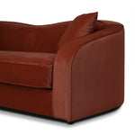 Ex Display - Brunora 3 Seater Sofa - Burnt Maroon Sofa Casa-Core