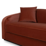 Ex Display - Brunora 3 Seater Sofa - Burnt Maroon Sofa Casa-Core