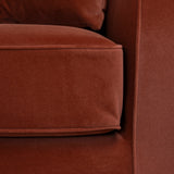 Ex Display - Brunora 3 Seater Sofa - Burnt Maroon Sofa Casa-Core